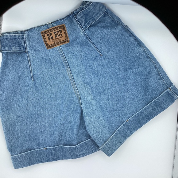 Vintage Be Boop High Waisted Denim Shorts.  Size 9/10. - Picture 2 of 4